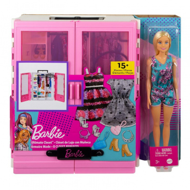 GBK12 Игровой набор Barbie Раскладной гардероб мечты